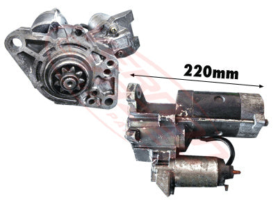 MS-SM-4D32-24V - MITSUBISHI ENGINE PARTS - STARTER MOTOR - 24V - 9 TEETH PINION - 220mm LONG TO SUIT MITSUBISHI 4D30/4D32/4D33
