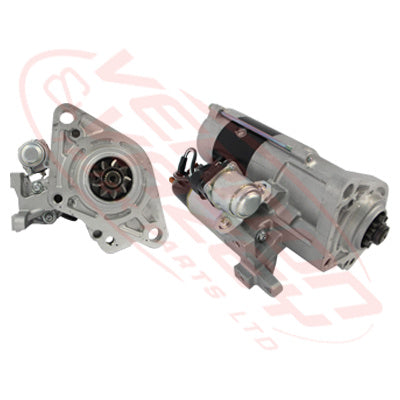 MS-SM-4D33-01S - MITSUBISHI ENGINE PARTS - STARTER MOTOR - 24V - 9 TEETH PINION - 3 BOLT TO SUIT MITSUBISHI 4D33, 4D35, 4D36, 4D34, 4D34T