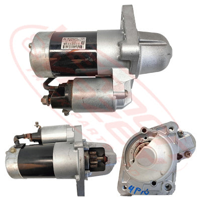 MS-SM-4P10-02S - MITSUBISHI ENGINE PARTS - STARTER MOTOR - 12V - 9 TEETH PINION - 3 BOLT TO SUIT MITSUBISHI 4P10