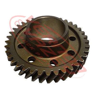 GEAR MAIN SHAFT - 37 TEETH - MITSUBISHI 6D16 - MS-SR-6D16-01