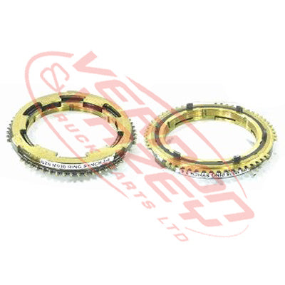 SYNCHRO RING SET - 51T - 3RD - MITSUBISHI - MO38S5 GEARBOX / 4P10 M/T - MS-SR-M038-03