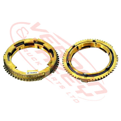 SYNCHRO RING SET - 51 TEETH - 1ST & 2ND - MITSUBISHI - M025/M035/M036 GEARBOX - 3PCE - MS-SR-M5-2