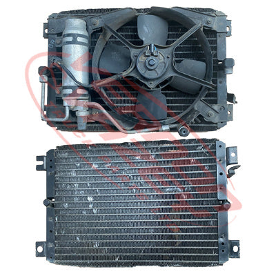 AIRCON CONDENSER - WITH COMPLETE FAN - MAZDA SL - MZ-ACCON-SL-01S