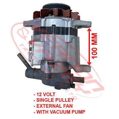 ALTERNATOR - 12V - SINGLE PULLEY - MAZDA SL - WITH VACUUM PUMP - MZ-ALT-HA-04S