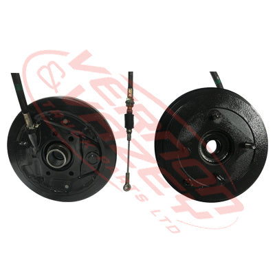 DRUM HAND BRAKE ASSEMBLY - MAZDA T3500/T4000/T4100 1984-89 (ENGINE TF/TM) - MZ-HBA-TF-TM-01S
