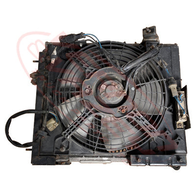NS-ACCON-FE6-02S - NISSAN ENGINE PARTS -  AIRCON CONDENSER - WITH COMPLETE FAN - MK/PK TO SUIT NISSAN FE6