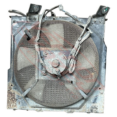 NISSAN GH7 - AIRCON CONDENSER - WITH COMPLETE FAN -WIDE - NS-ACCON-GH7-01S