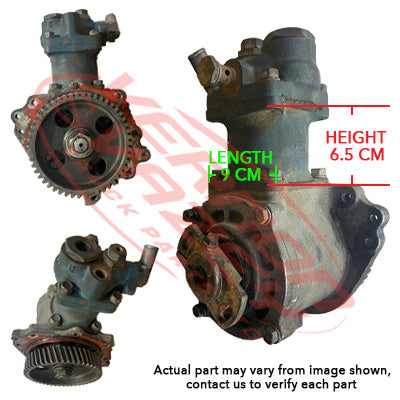 AIR COMPRESSOR - WATER COOLED - SINGLE CYLINDER - NISSAN FE6 - NS-AIRCOM-FE6-04S