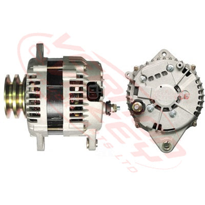 NS-ALT-FD46-1 - NISSAN ENGINE PARTS -  ALTERNATOR - 24V - 80 AMP - INTERNAL FAN - DOUBLE PULLEY TO SUIT NISSAN FD46/TD42