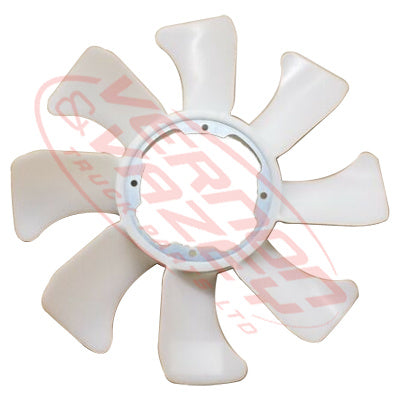 FAN BLADE - 8 BLADE - 410mm - NISSAN TD27/QD32 - NS-FAN-TD27-2