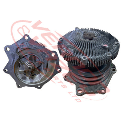 WATER PUMP - 6 BLADE - NISSAN TD27 - NS-WP-TD27-02S