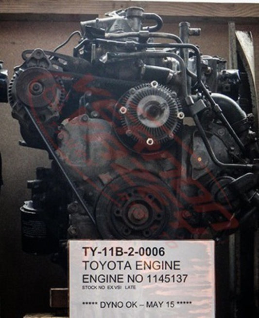 TY-11B - TOYOTA ENGINE 11B - EARLY /LATE ** INFORMATION PART **