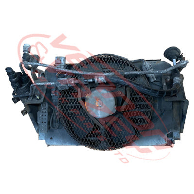 AIRCON CONDENSER - WITH COMPLETE FAN - 12V - TOYOTA 3L - TOYOTA ACE LY211 - TY-ACCON-3L-02S
