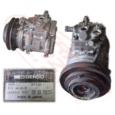 TY-AIRCON-1HDT-01S - ISUZU ENGINE PARTS - AIR CONDITION COMPRESSOR - TURBO TO SUIT TOYOTA DYNA - 1HDT