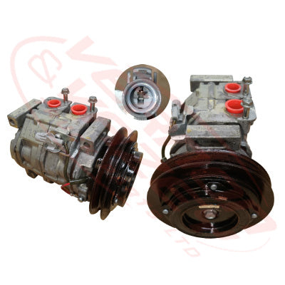 TY-AIRCON-NO4C-01S - ISUZU ENGINE PARTS - AIR CONDITION COMPRESSOR TO SUIT TOYOTA / HINO - N04C