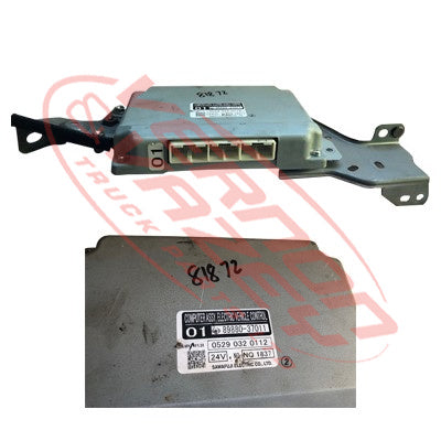 COMPUTER ASSY - ELECTRIC VEHICLE CONTROL - N04C-UQ - 24V - TOYOTA/HINO DUTRO XZU ENGINE N04C-UQ - TY-CPECU-NO4C-07-01