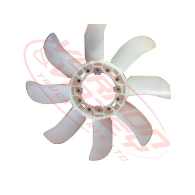 FAN BLADE - 8 BLADE - 470mm - TOYOTA COASTER HZB30/HZB36 - TY-FAN-1HZ