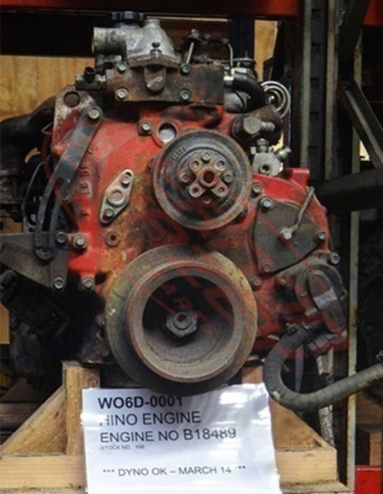 WO6D - HINO ENGINE W06D - 145PS/3200 VAC - ** INFORMATION PART **