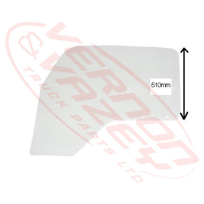 3097010-82 - GLASS - FRONT DOOR - R/H - LOW ROOF - ISUZU ELF NPR/NRR/NKR/NHR 1994- AFTERMARKET