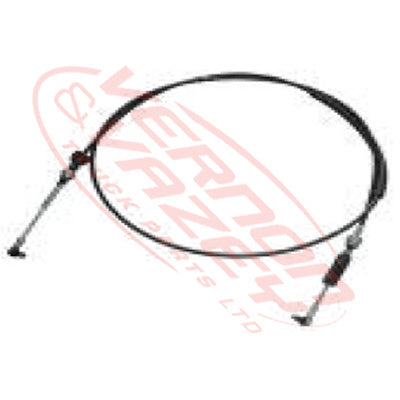 CABLE SHAFT LEVER - L=369.5 - ISUZU 4HK1 - IS-CS-4HK1-002