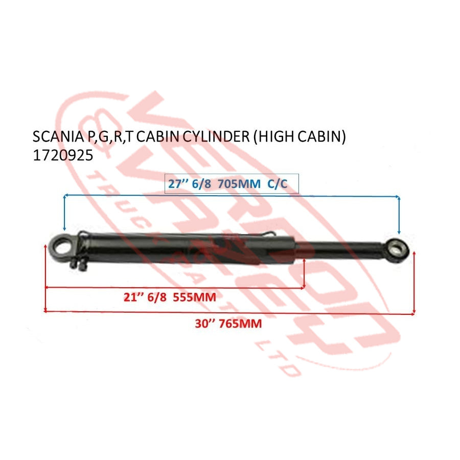 SC-CJR-127 - CAB JACK TILT RAM CYLINDER - SCANIA 1997-2005