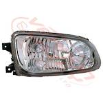 HEADLAMP - R/H - ELECTRIC - HID - PARABOLIC REFLECTOR - HINO RANGER PRO FC/FD/FG/FM 2002-