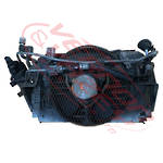 AIRCON CONDENSER - WITH COMPLETE FAN - 12V - TOYOTA 3L - TOYOTA ACE LY211